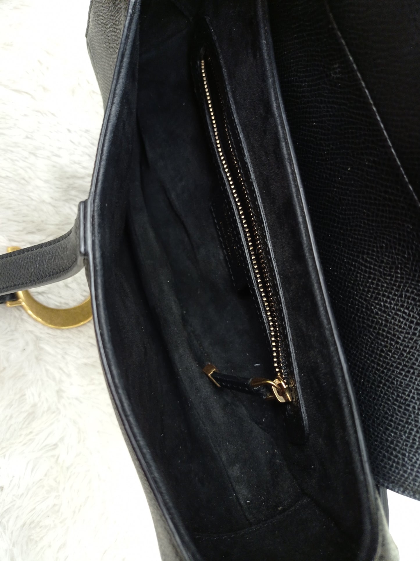 Dior Saddle Medium Grained Black GHW 2021