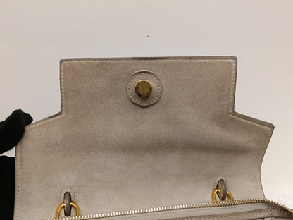 Celine Micro Belt Grained Light Taupe GHW 2021