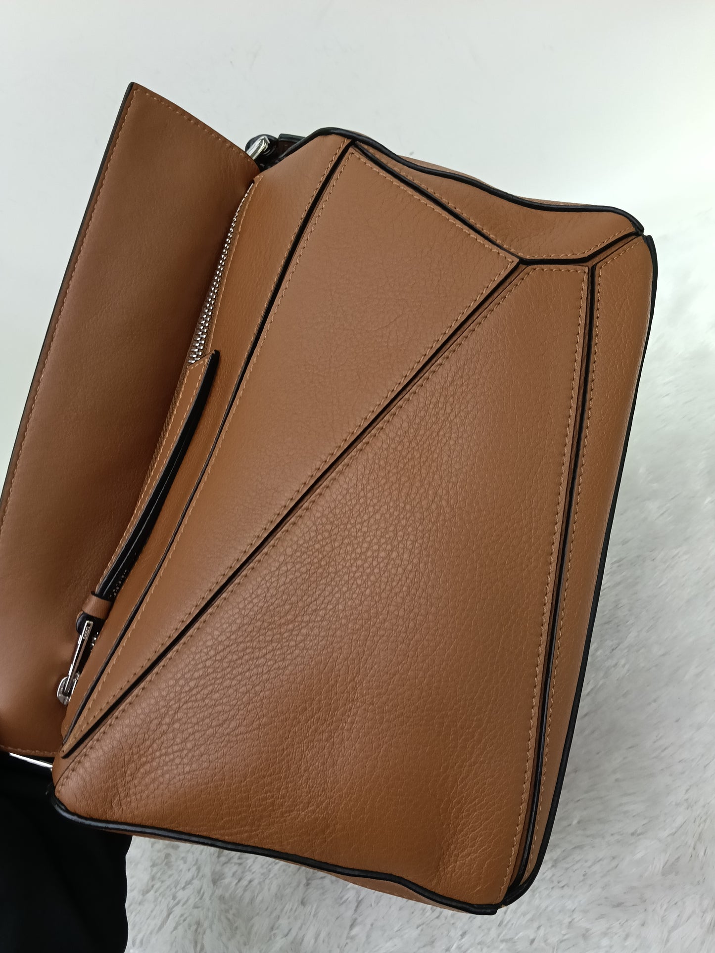 Loewe Puzzle Small Tan SHW 2020