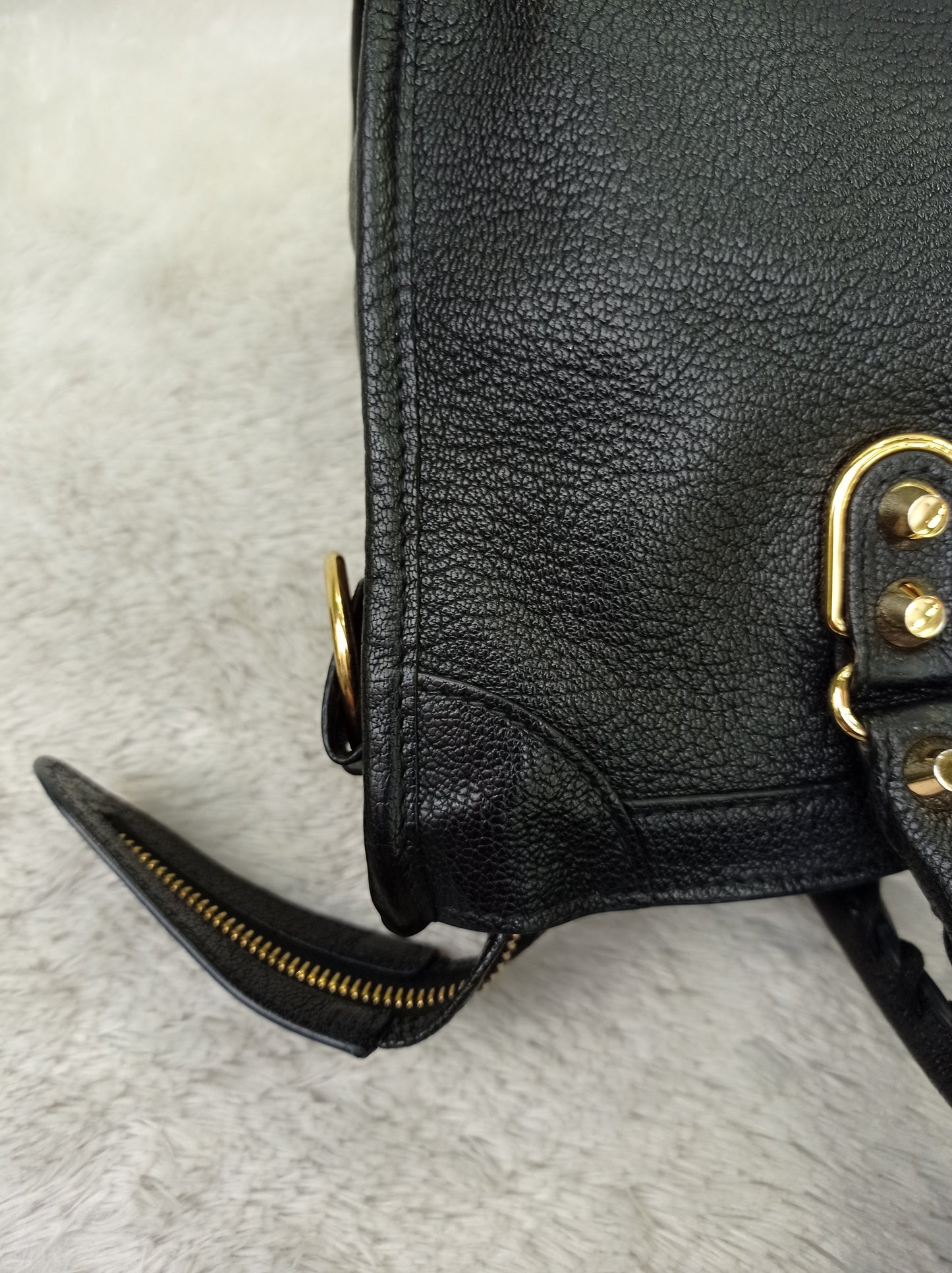 Balenciaga Small City Edge Black GHW 2020