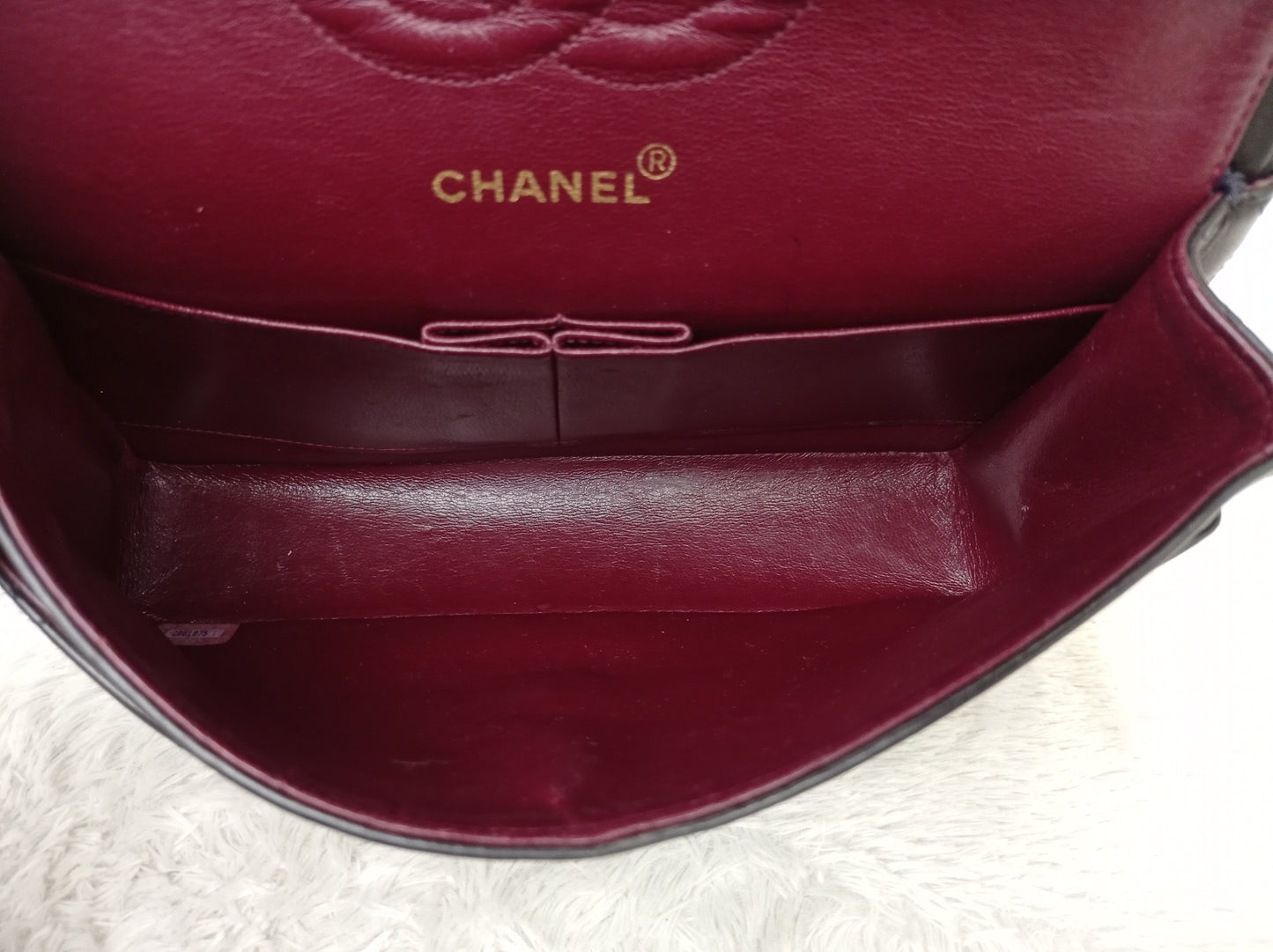 Chanel Medium Lamb Black Vintage GHW DF #2