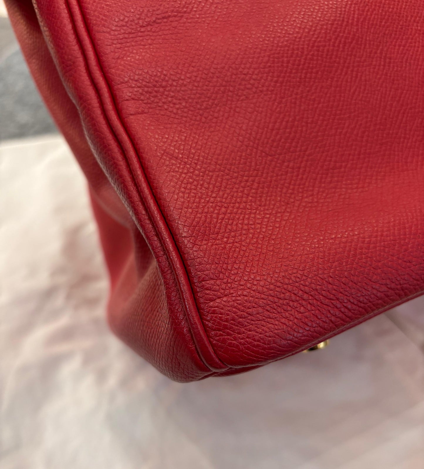 B35 Epsom Ferrari Red GHW #G square