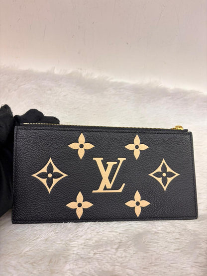 LV Pochette Felicie Monogram Empreinte Noir Beige (CHIP)