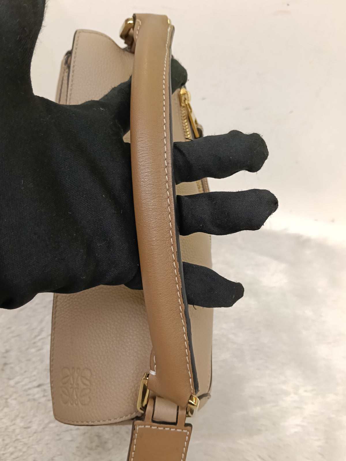 Loewe Puzzle Small Grained Sand Mink GHW 2020