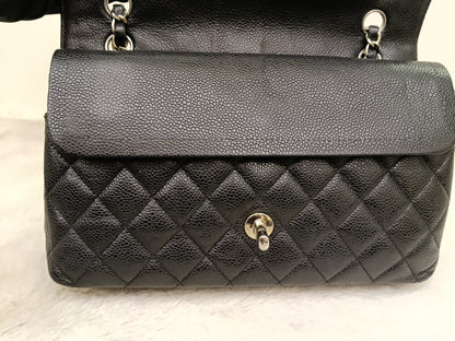 Chanel Medium Caviar Black SHW DF #21