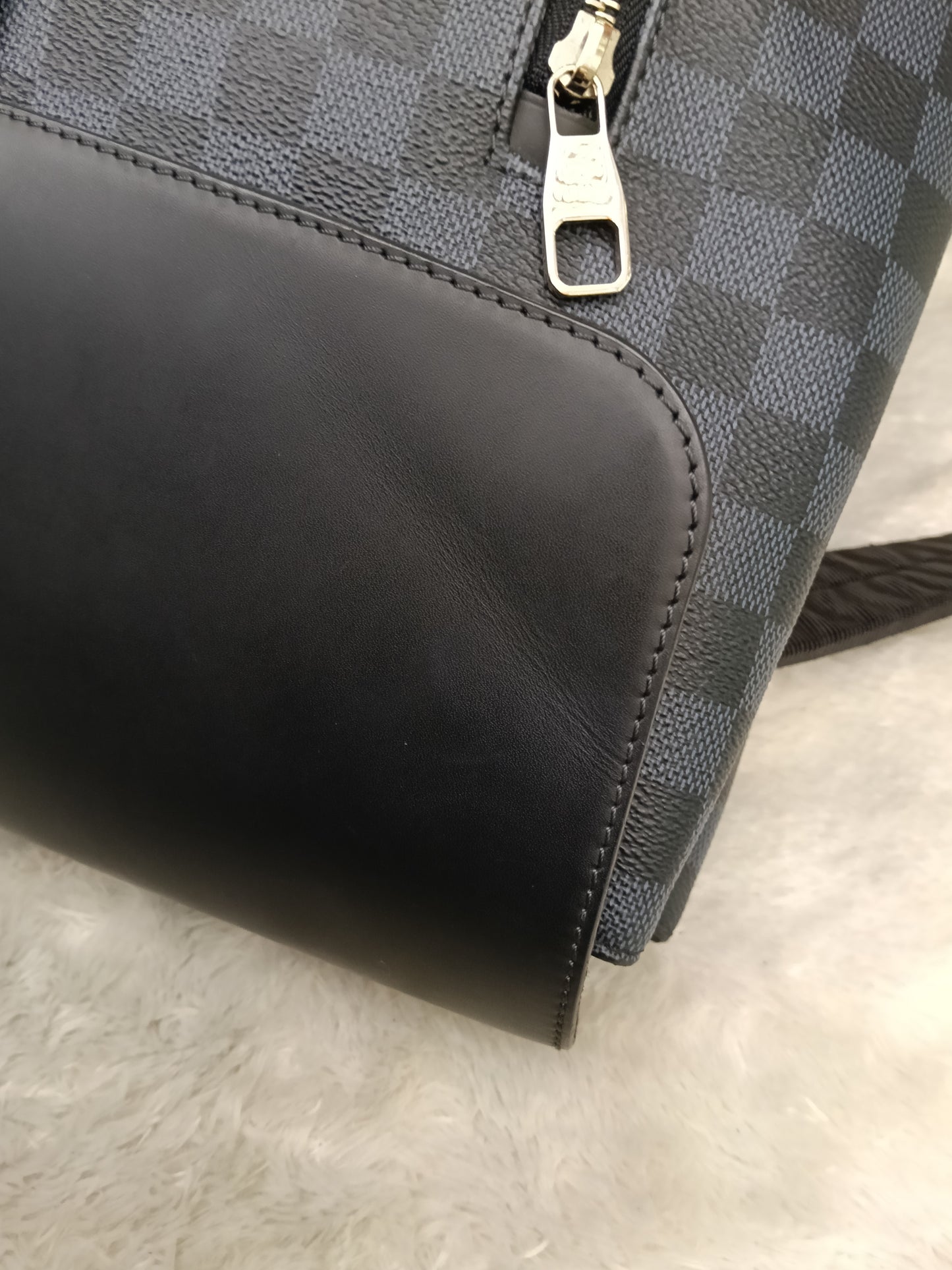LV Newport Backpack Damier Graphite Cobalt 2016