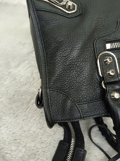 Balenciaga Small City Edge Black SHW 2024