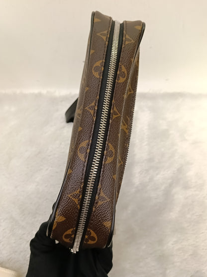 LV Kasai Clutch Monogram Macassar 2017