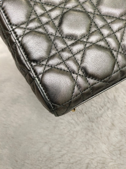 Lady Dior Small Gun Metal GHW 2019
