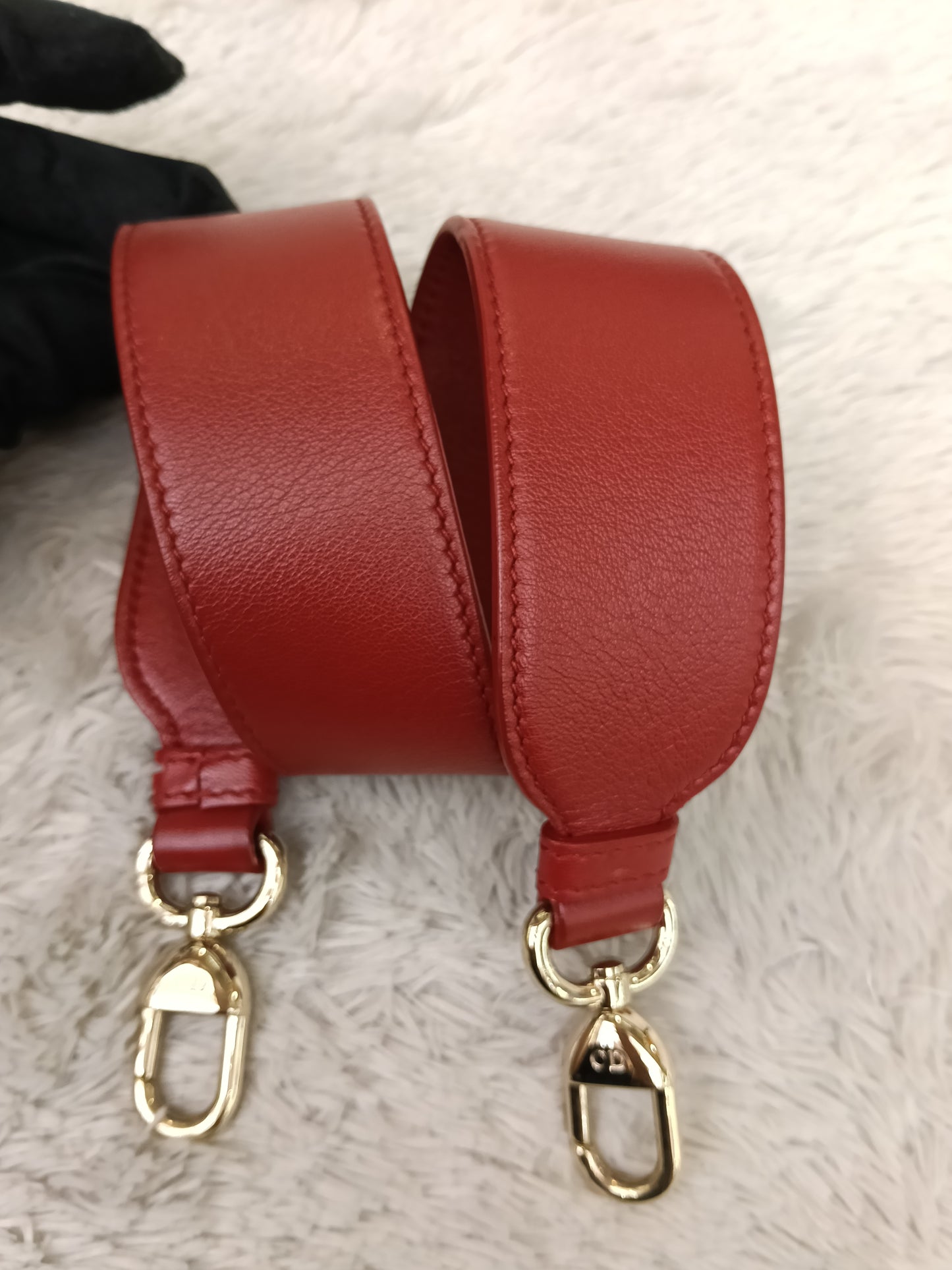 Dior Lady D'Joy Medium Lamb Red GHW 2016