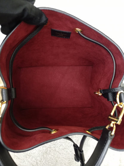 LV Neo Noe MM Monogram Empreinte Noir Creme (CHIP)