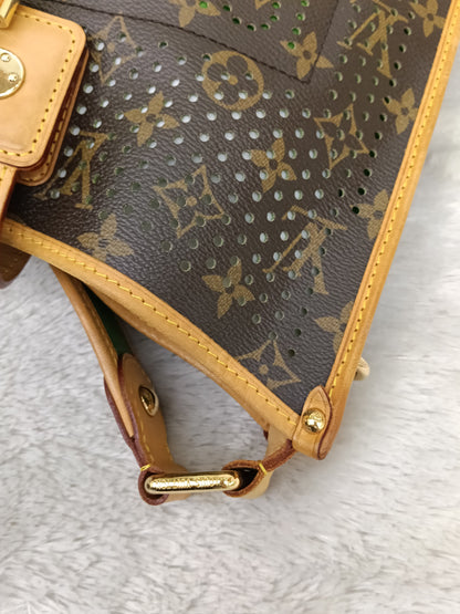 LV Musette Perforated Verde Monogram Green