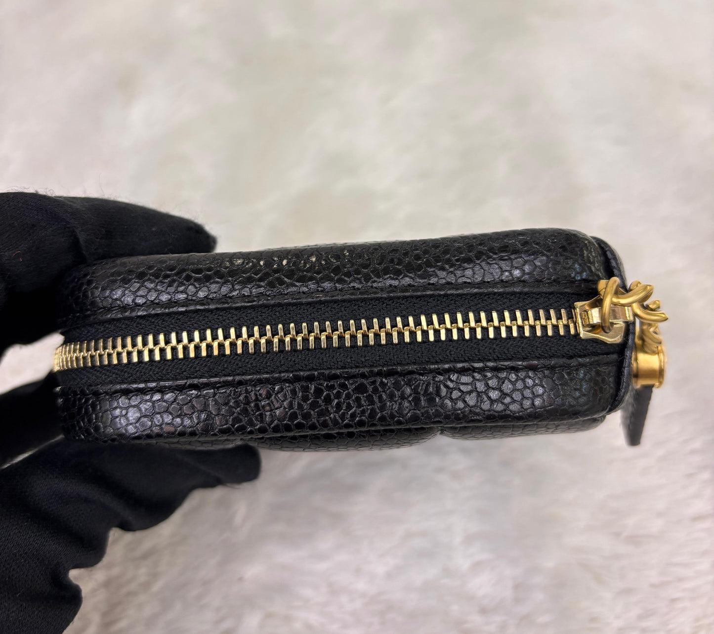 Chanel Diamond Belt Bag Caviar Black GHW #30