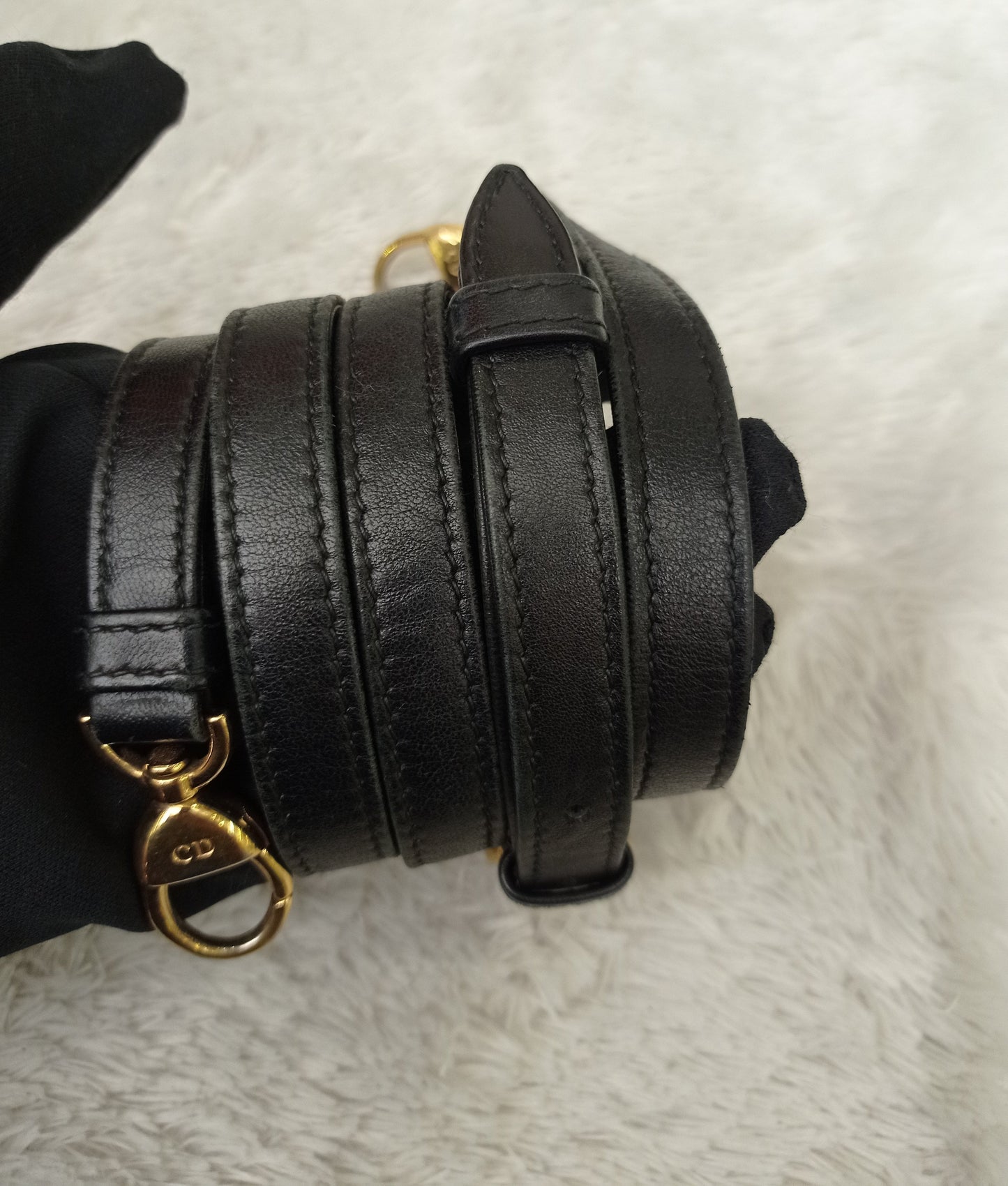 Lady Dior Mini Lamb Black GHW 2017
