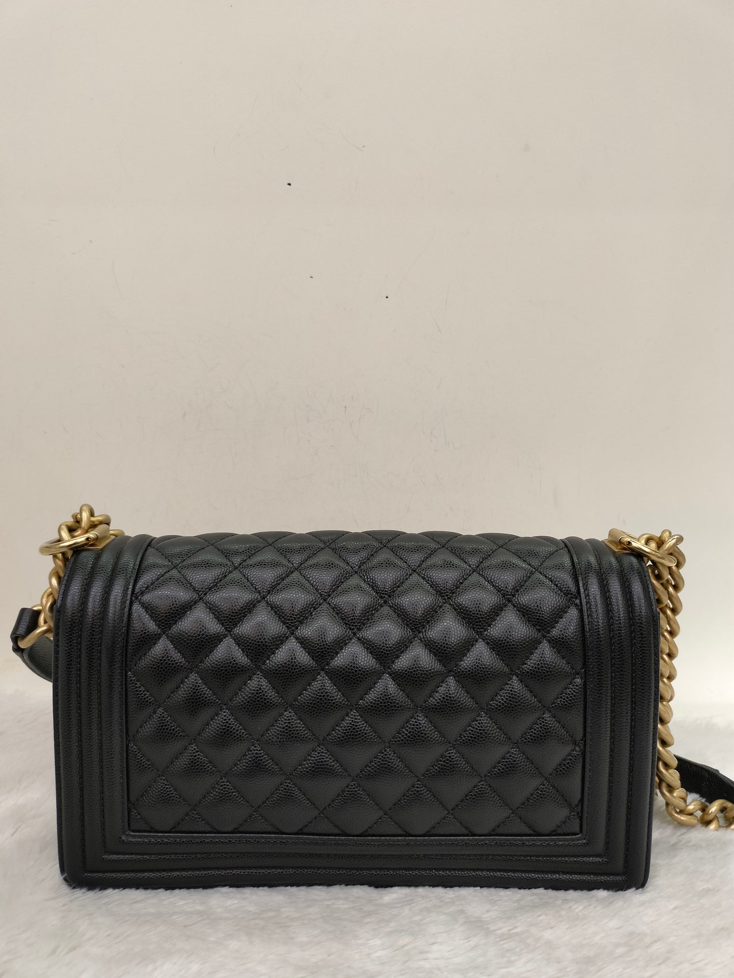 Chanel Boy 25 Caviar Black GHW #27