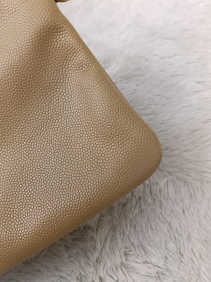 Chanel C25 Medium Caviar Dark Beige GHW (CHIP)