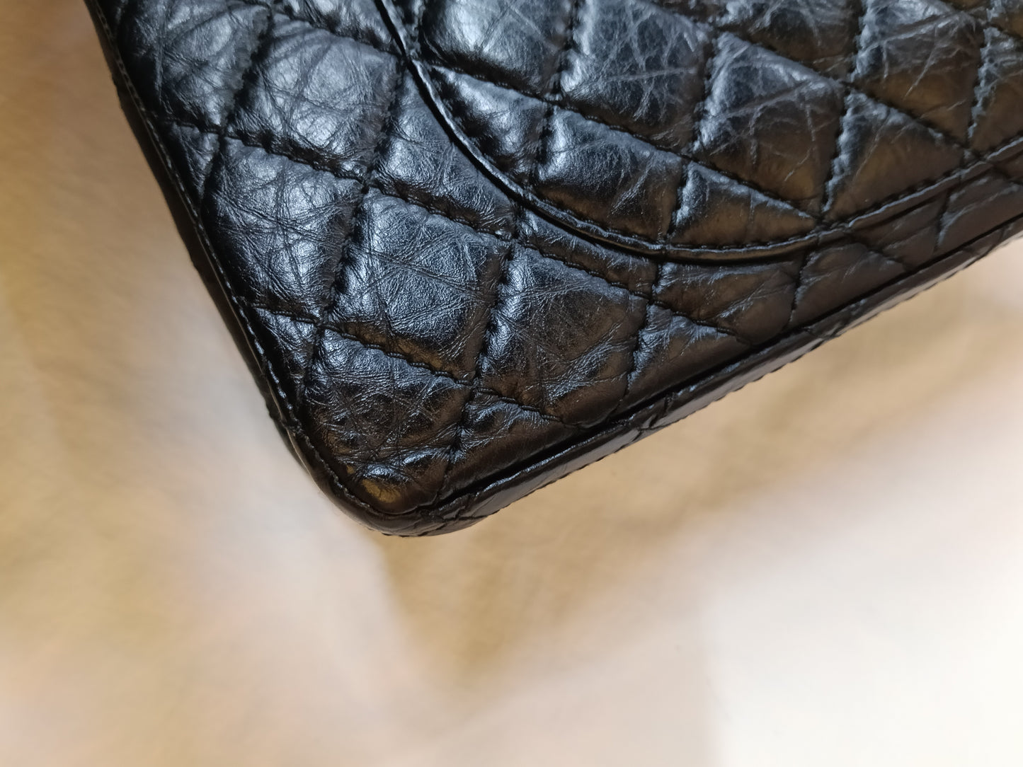 Chanel Reissue 225 Calfskin Black GHW DF #14
