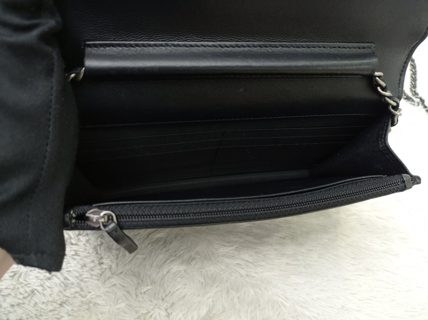 Chanel Boy WOC Lamb Black RHW #20