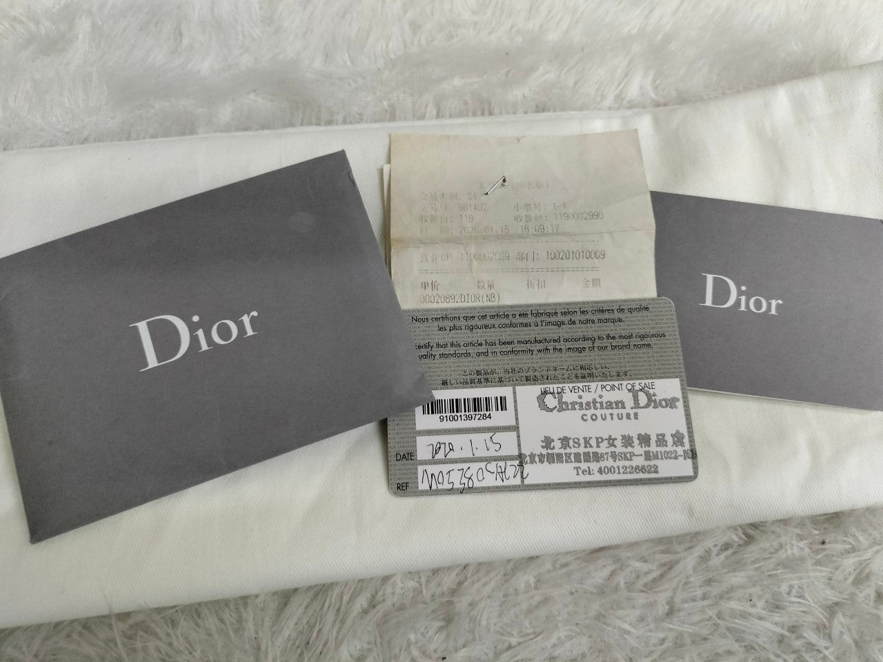 Lady Dior Medium Lamb Grey GHW (Rec 2020)