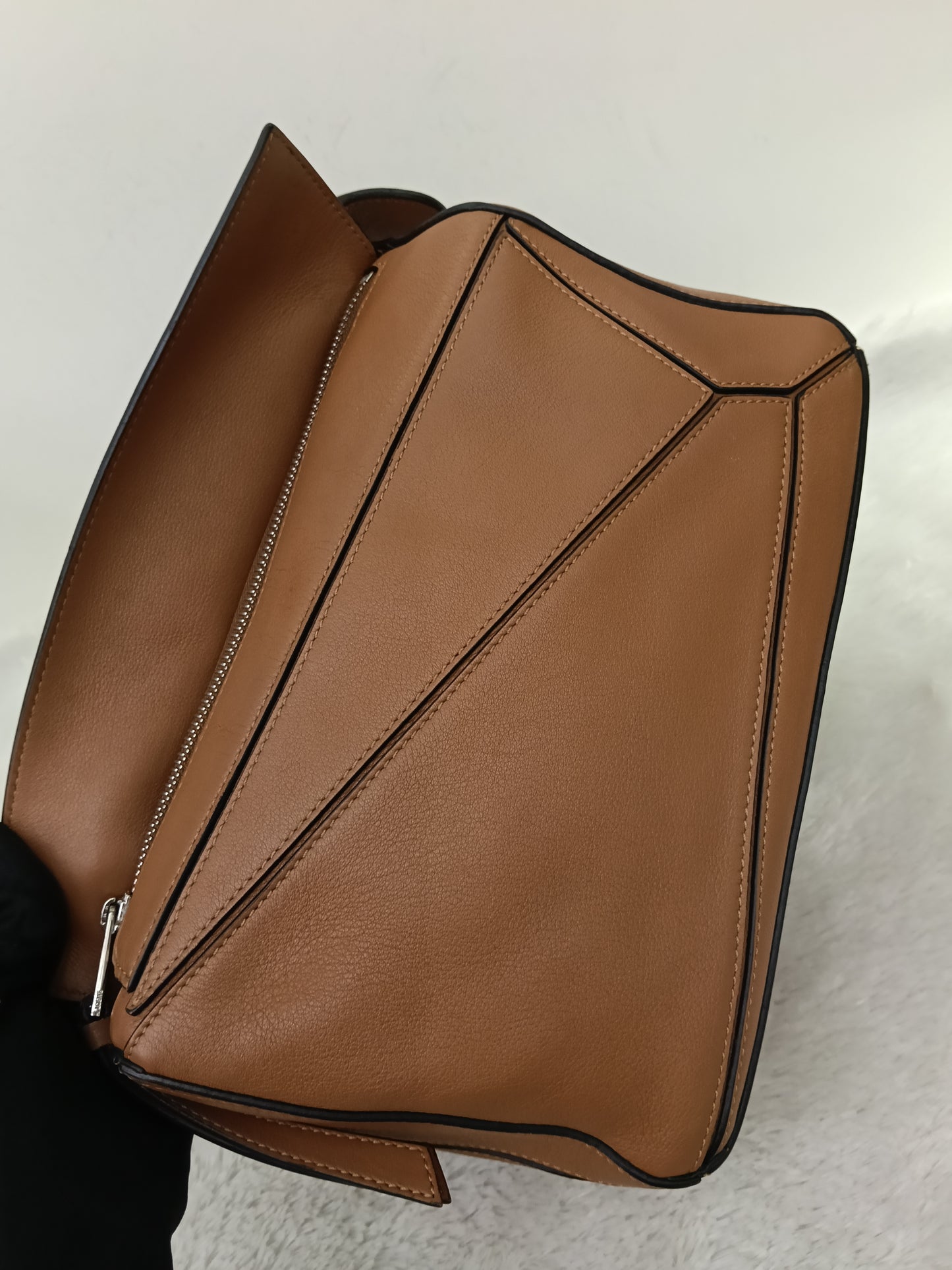 Loewe Puzzle Small Tan SHW 2018