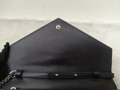 YsL WOC 22 Matelasse Monogramme Grained Black SHW 2018