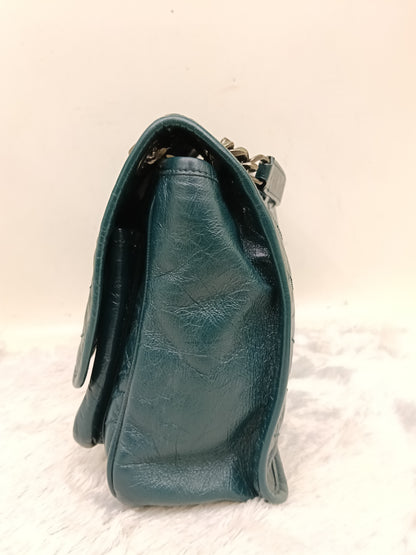 YsL Niki Medium Calfskin Emerald Green RHW 2018