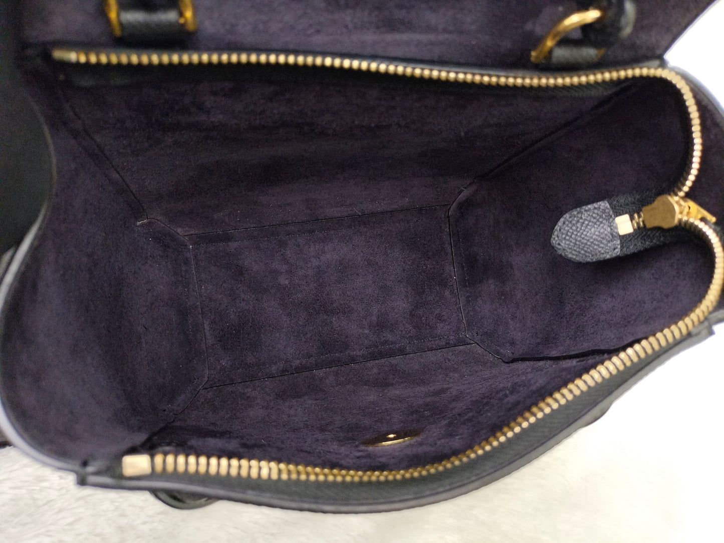 Celine Nano Belt Grained Black GHW 2018