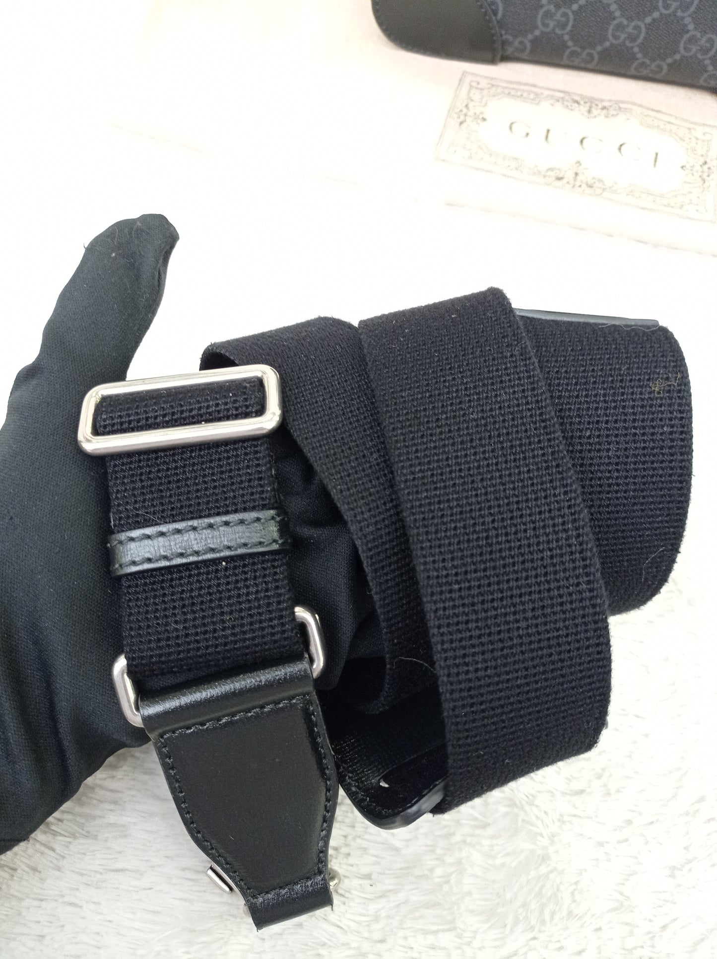 Gucci Bandoulier Boston Black SHW 2024