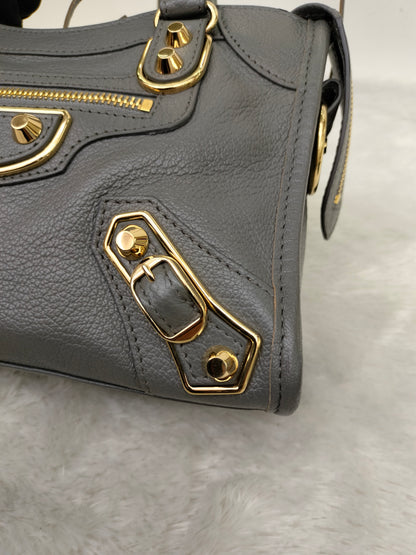Balenciaga Mini City Edge Grey GHW 2017