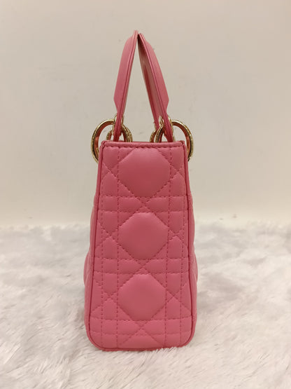 Lady Dior Mini Lamb Fuchsia GHW 2018