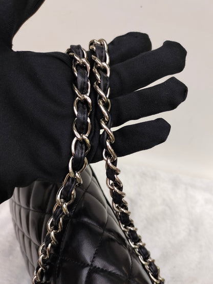 Chanel Maxi Lamb Black SHW SF #13
