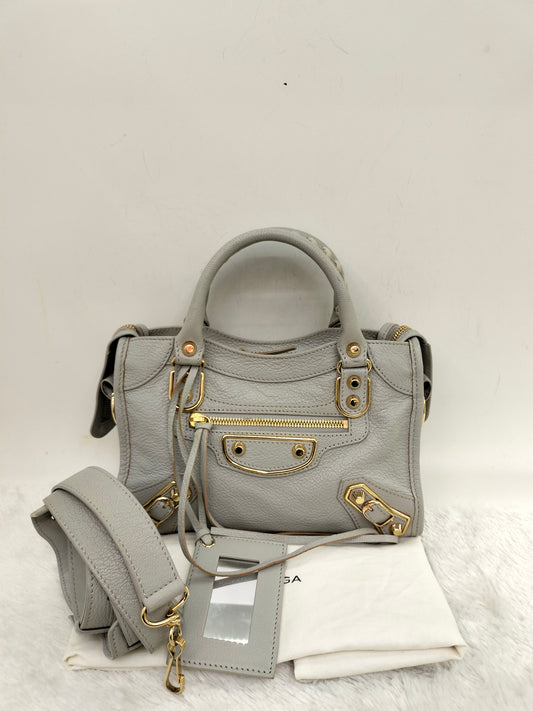 Balenciaga Mini City Edge Grey GHW