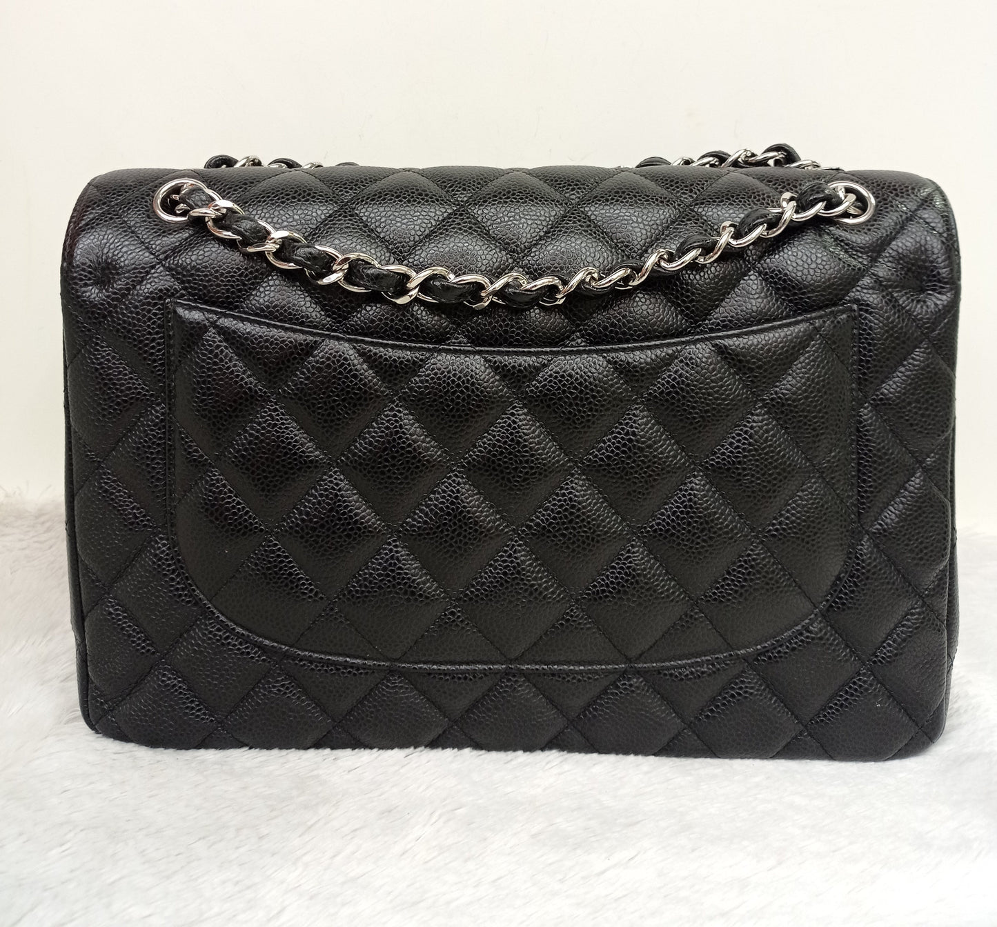 Chanel Jumbo Caviar Black SHW DF #26