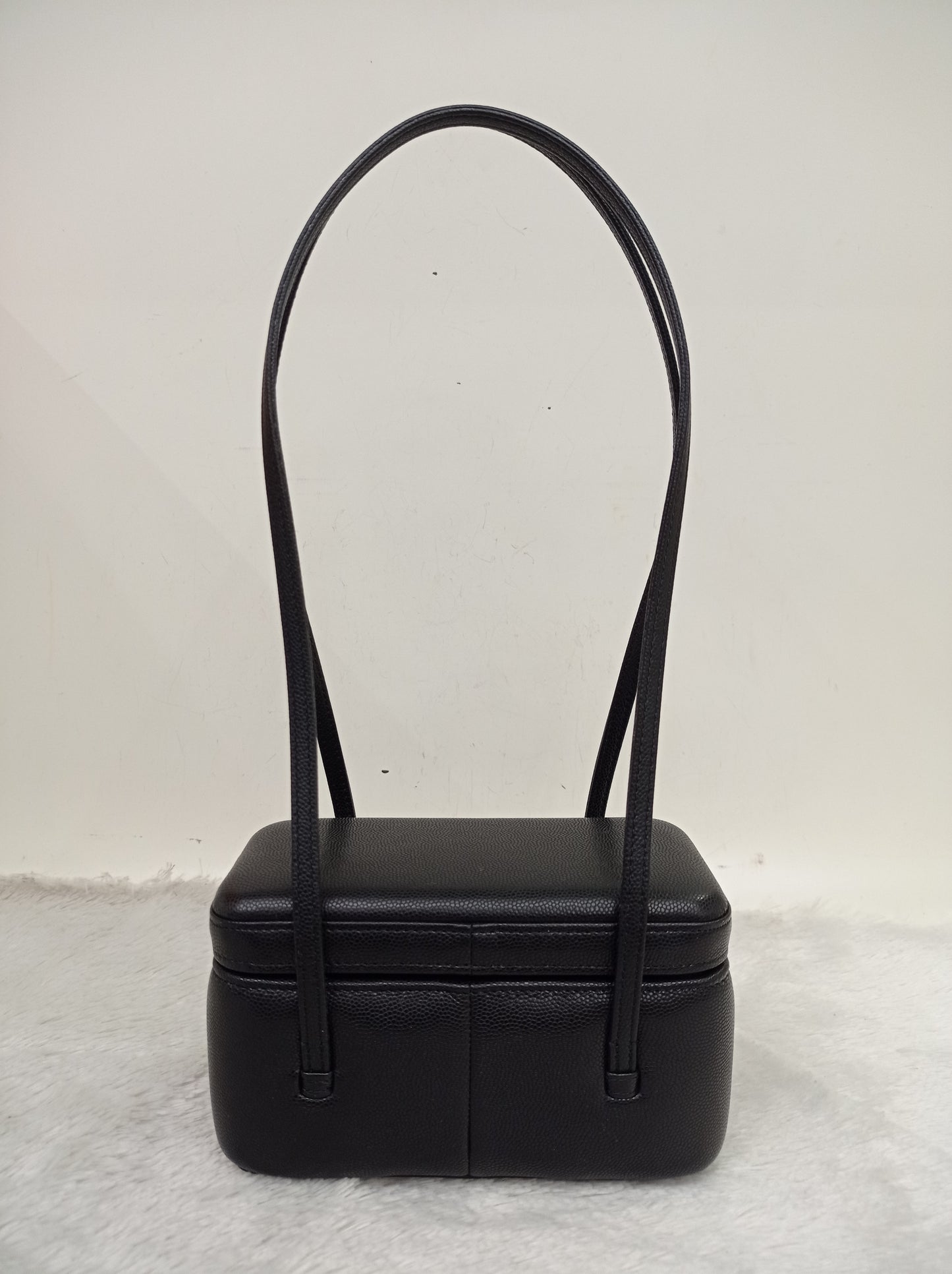 *NEW* Chanel Preppy Coco Long Vanity with Straps Black Caviar GHW (CHIP)
