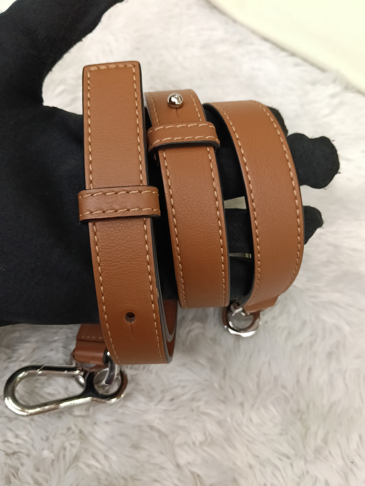 Loewe Puzzle Small Calfskin Tan SHW 2022