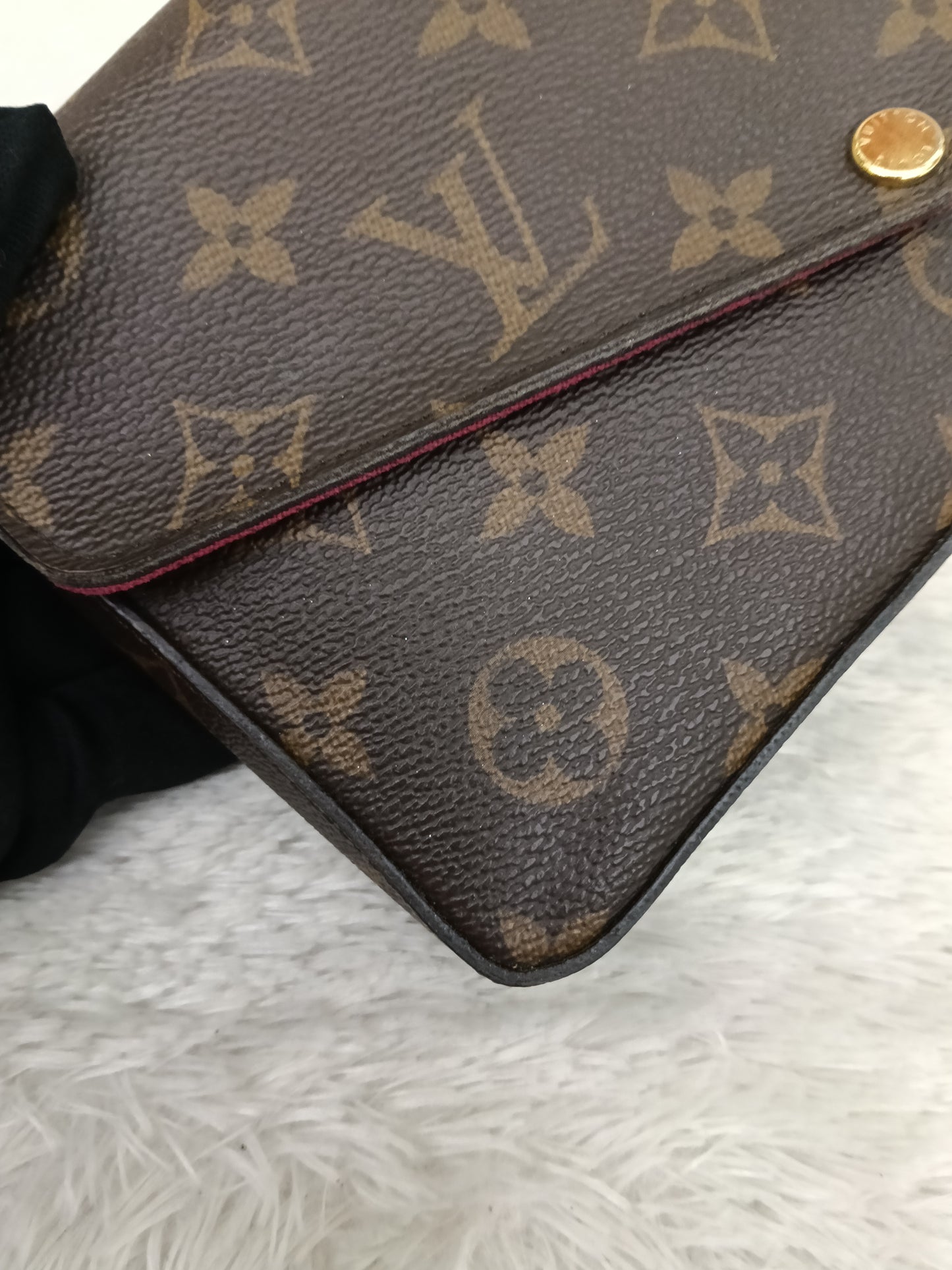 LV Pochette Felicie GM Monogram Fuchsia 2020
