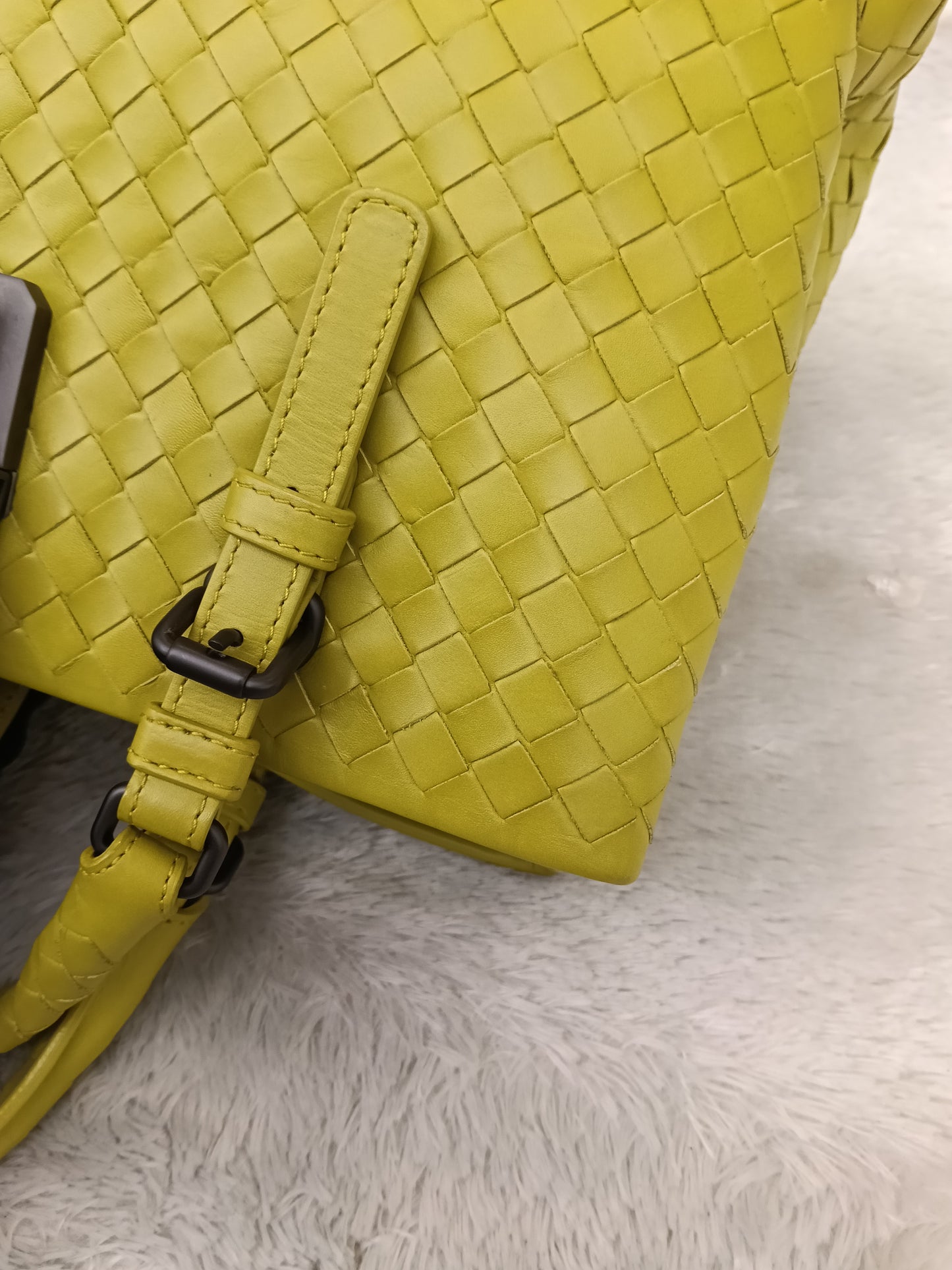 Bottega Veneta Roma Tote Small Lime RHW
