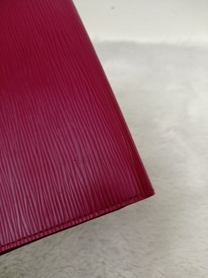 LV Emilie NM Wallet Epi Fuchsia Brown 2017