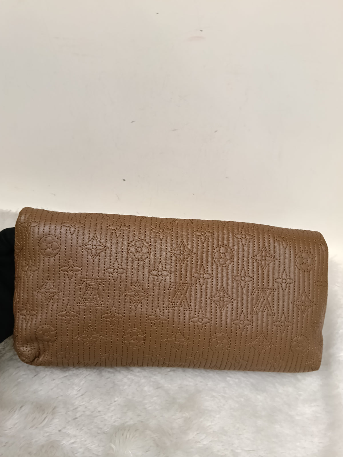 LV Altair Clutch Monogram Jacquard Brown 2012