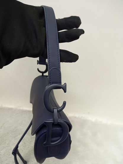 Dior Saddle Medium Ultra Matte Blue 2020