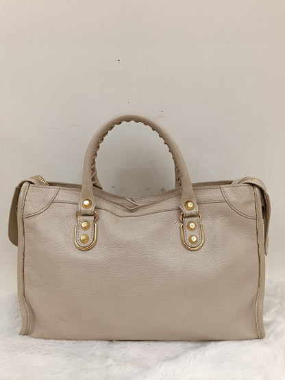 Balenciaga Small City Edge Beige GHW 2016