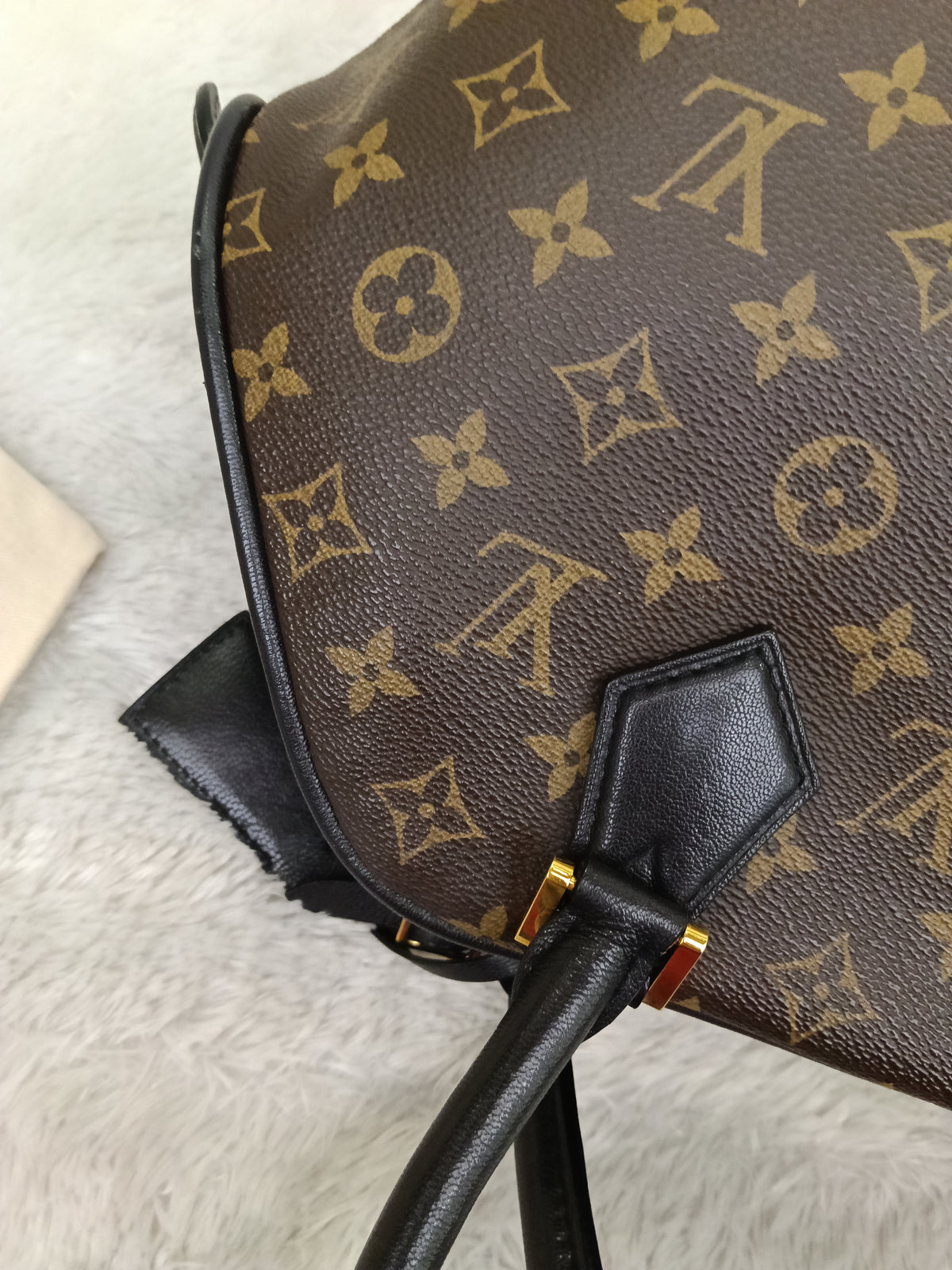 LV Blocks Zipped Tote Monogram Marine Noir 2011