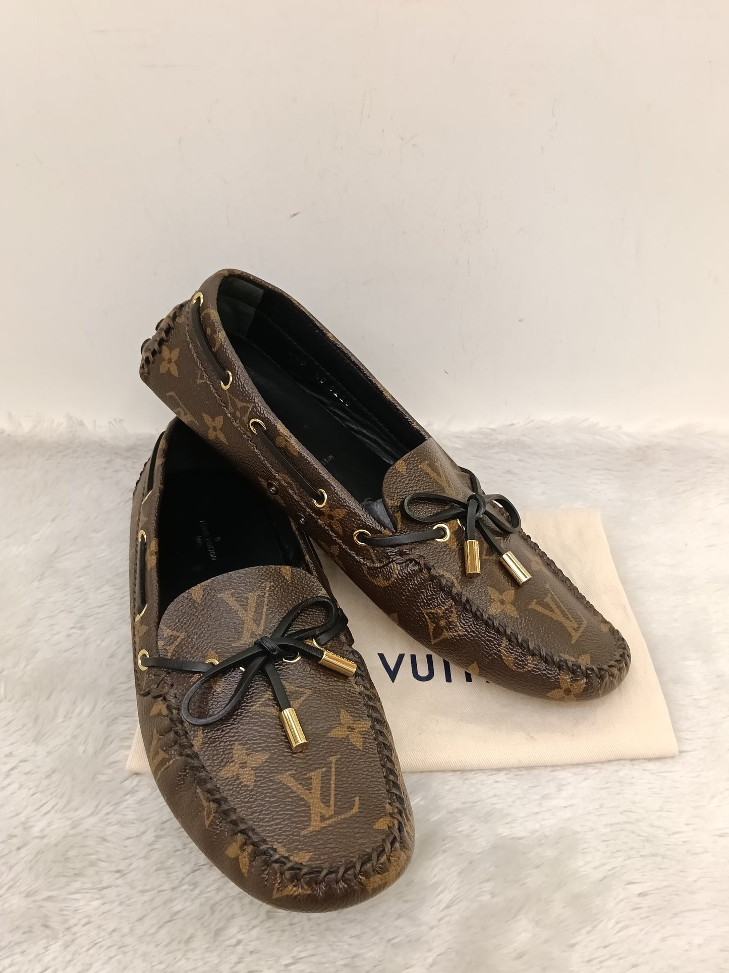 LV Gloria Flat Loafers Monogram size 40
