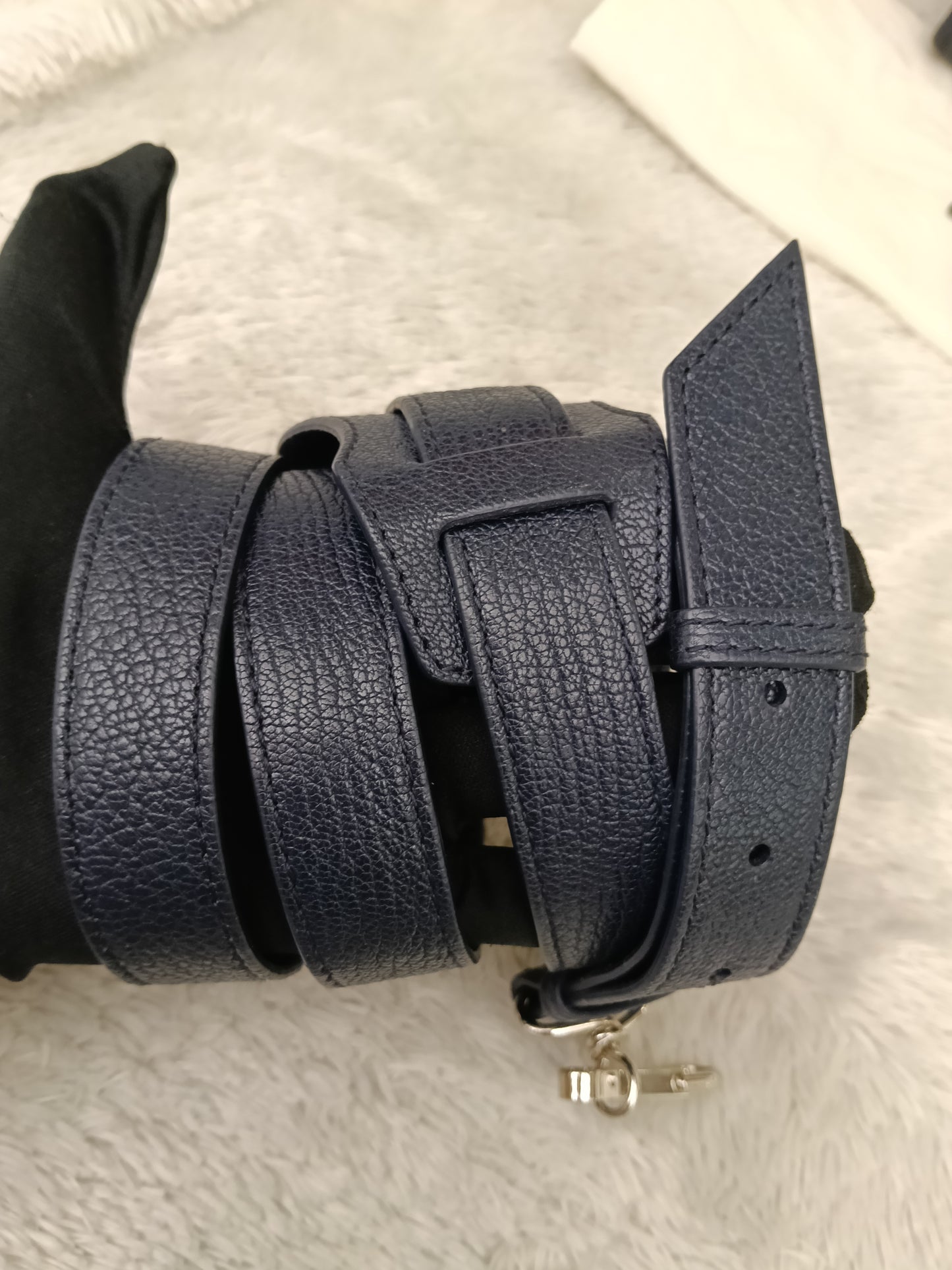 Balenciaga Small City Edge Navy SHW 2017