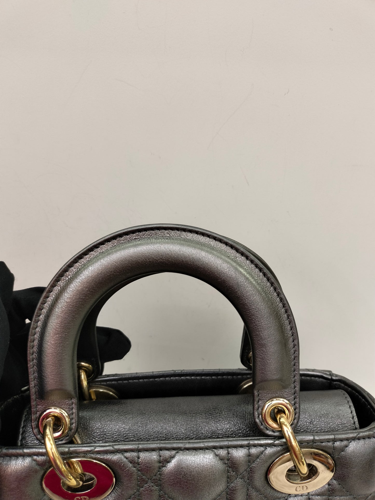 Lady Dior Small Gun Metal GHW 2019