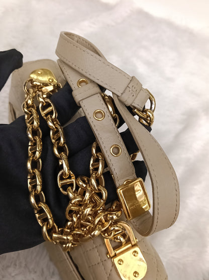 Dior Caro Small Beige GHW 2020