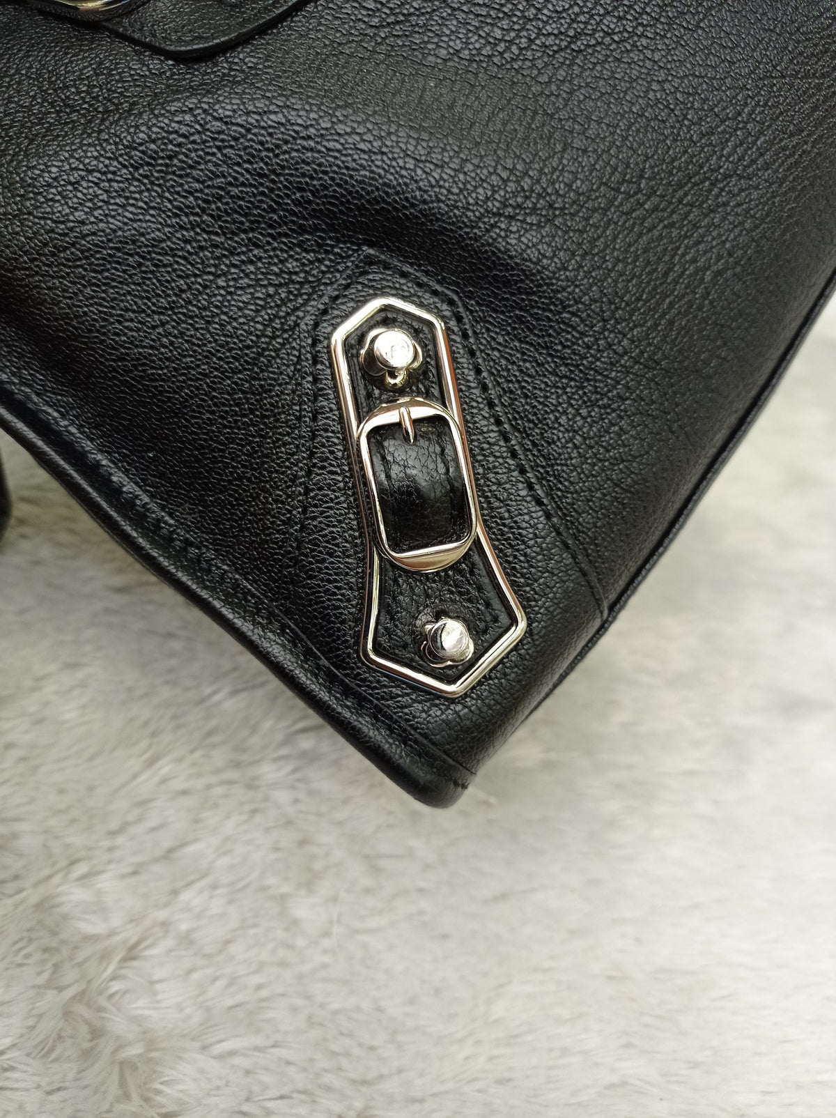 Balenciaga Small City Edge Black SHW 2024