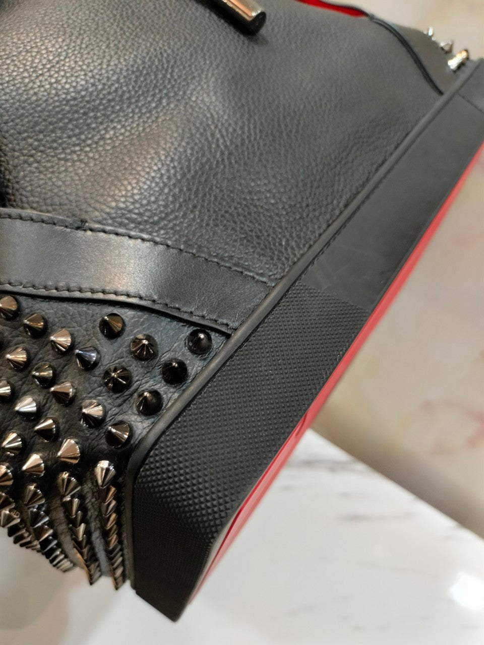 Christian Louboutin Explorer Spike Backpack Black Stud