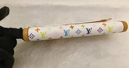 LV Porte Tresor International Wallet Monogram Multicolour White