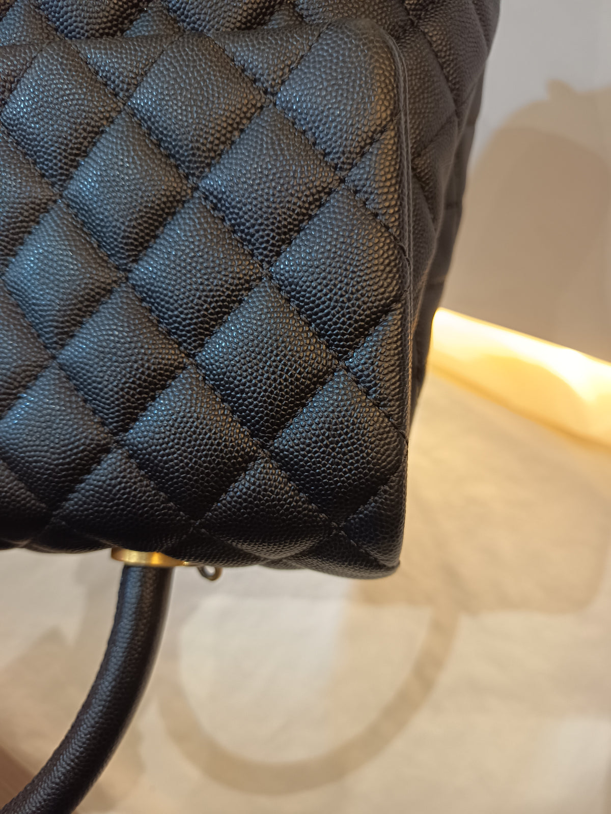 Chanel Coco Handle Large Caviar Black GHW #25